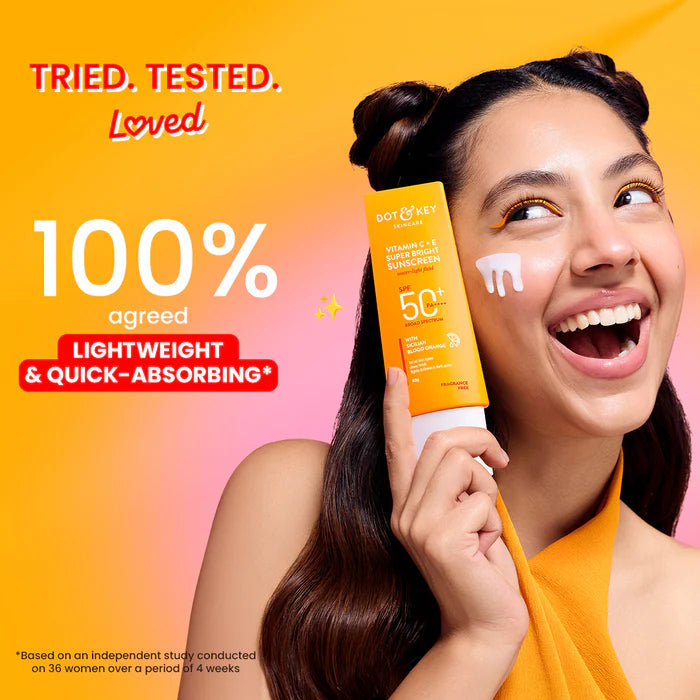 Dot & Key CSMS (Cleanser, Serum, Moisturizer, Sunscreen) Vitamin C Combo | Grocsy