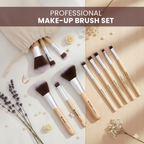 Bronson Professional Bamboo Makeup Brush Set - 11 Pcs | Grocsy