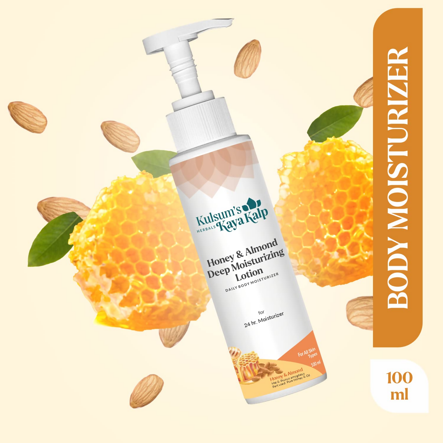 Kulsum's Kaya Kalp Honey & Almond Deep Moisturizing Lotion | Grocsy
