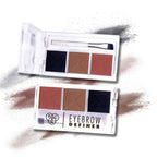 PAC Studio Eyebrow Definer Palette 3 colors - Fill, Sculpt & Define Natural Looking Brows | Grocsy