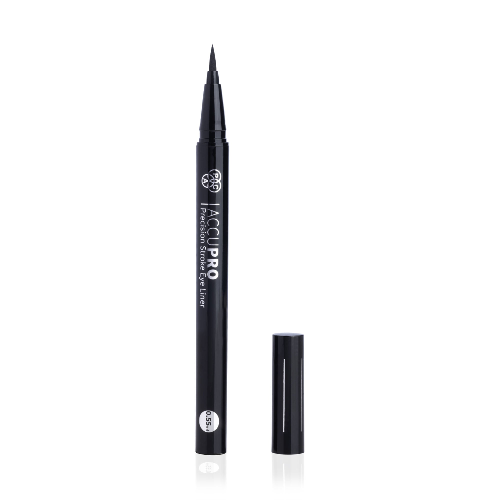 PAC Studio AccuPro Liquid Eyeliner - 24H Longlasting, Waterproof & Smudgeproof, Quick Drying Intense Black | Grocsy