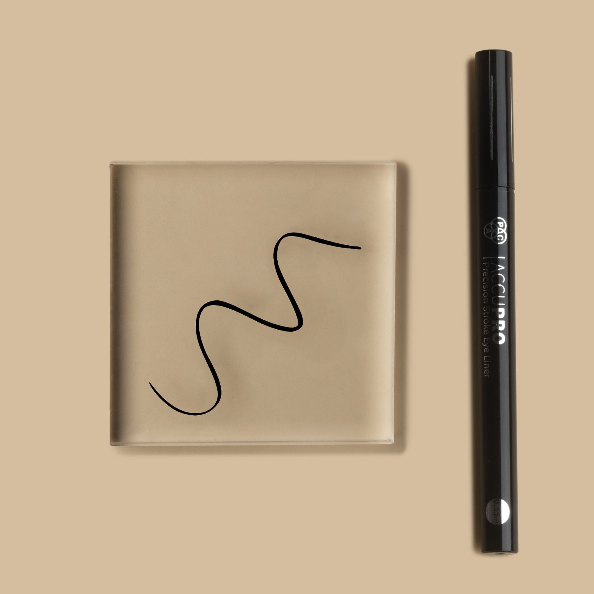 PAC Studio AccuPro Liquid Eyeliner - 24H Longlasting, Waterproof & Smudgeproof, Quick Drying Intense Black | Grocsy