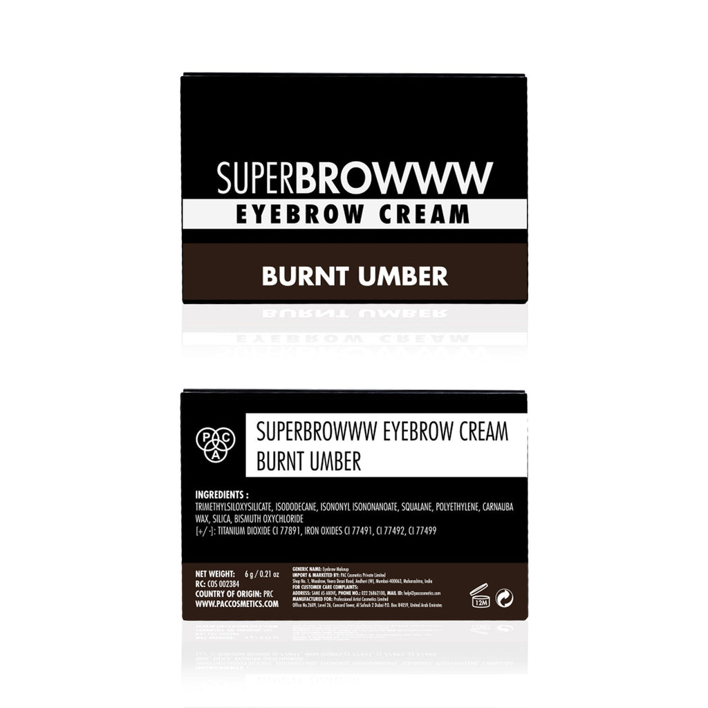 PAC Studio SuperBrowww Cream - 04 Burnt Umber | Grocsy