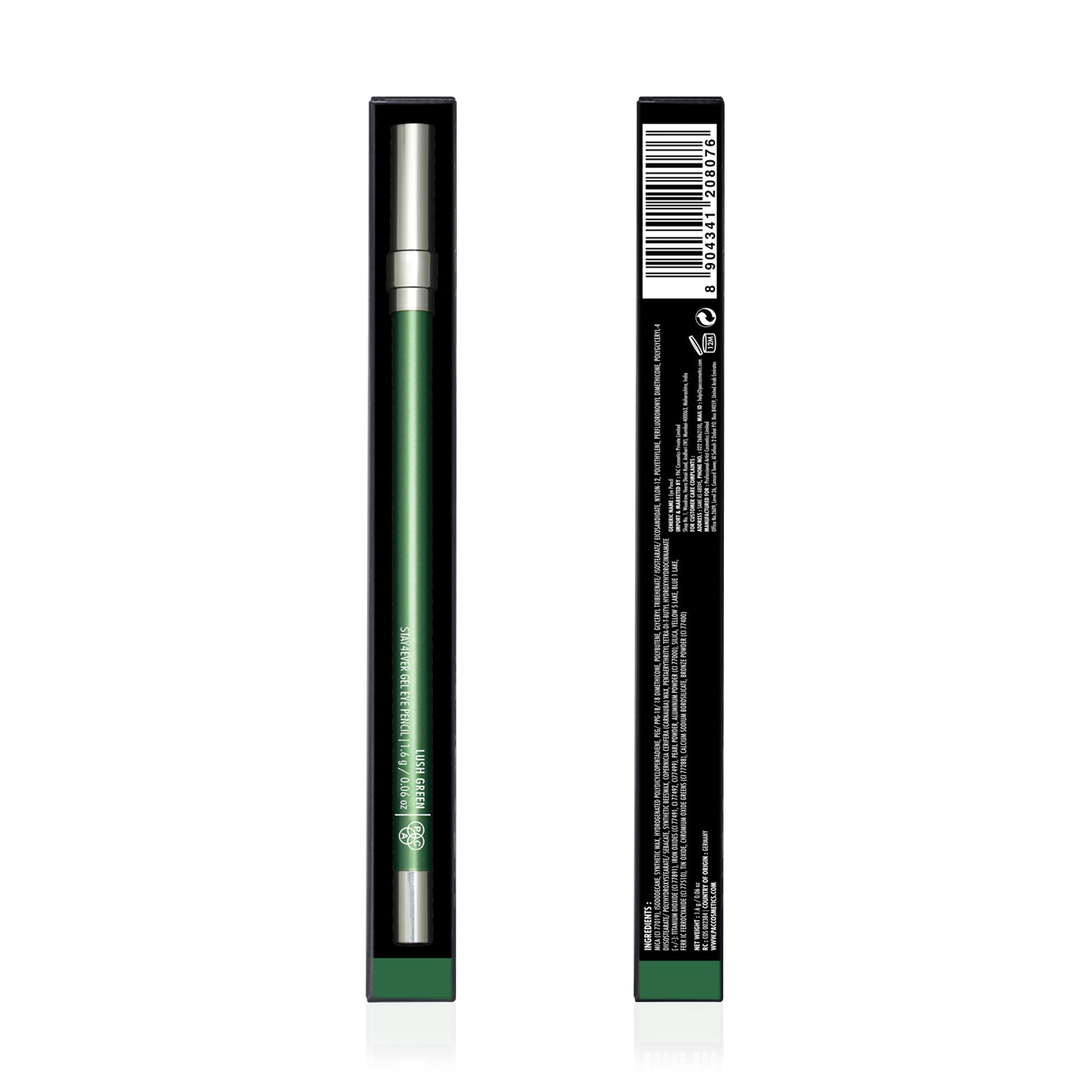 PAC Studio Stay4Ever Gel Eye Pencil - Lush Green | Grocsy