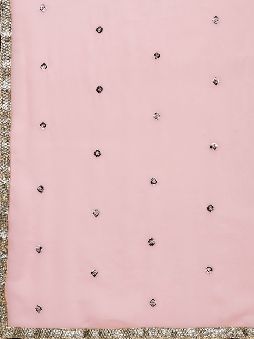 Saree Mall Pink & Navy Blue Embroidered Saree | Grocsy