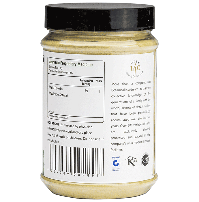 Bixa Botanical Alfalfa Powder | Grocsy