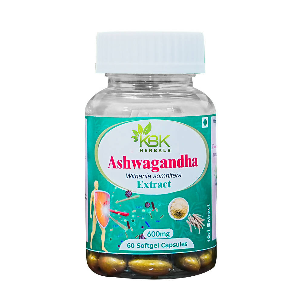 KBK Herbals Ashwagandha Extract Capsules | Grocsy