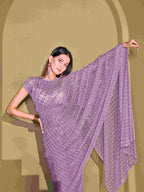 Tikhi Imli Sequinned Embellished Saree | Grocsy