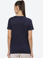ASICS Women Typography Court Graphic Printed T-shirt | Grocsy