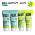 Moxie Beauty Wavy Travel Routine - Shampoo, Conditioner, Leave-In Conditioner & Styling Serum Gel | Grocsy