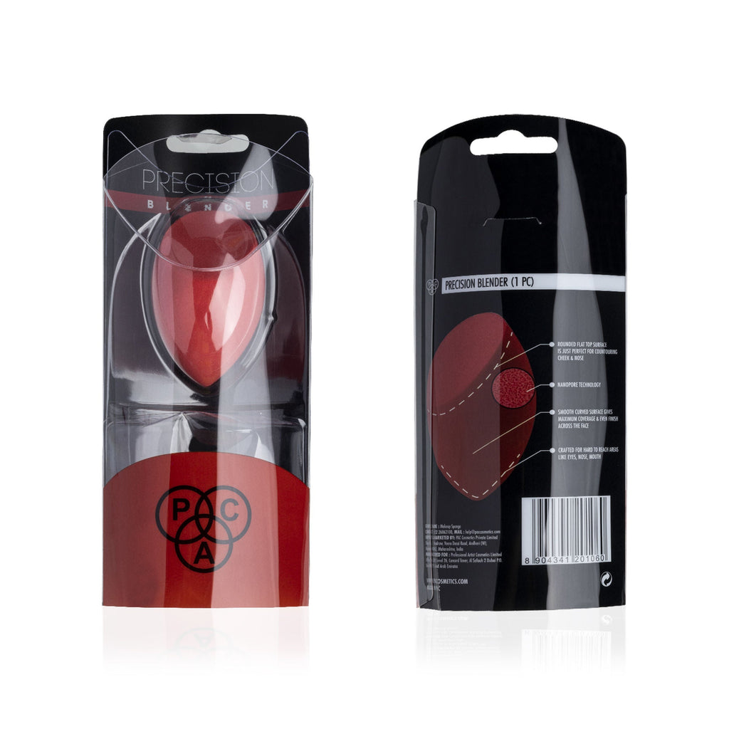PAC Studio Precision Blender Set Red - Soft Texture, Multi Functional, Blend, Conceal & Contour with ease (1pc) | Grocsy