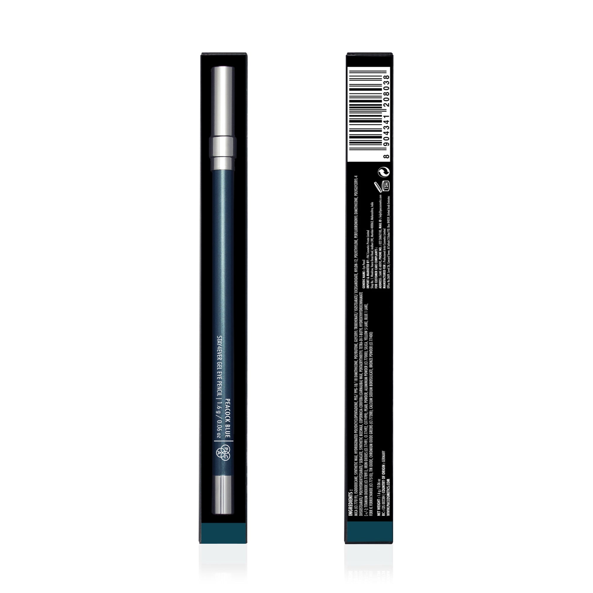 PAC Studio Stay4Ever Gel Eye Pencil - Peacock Blue | Grocsy
