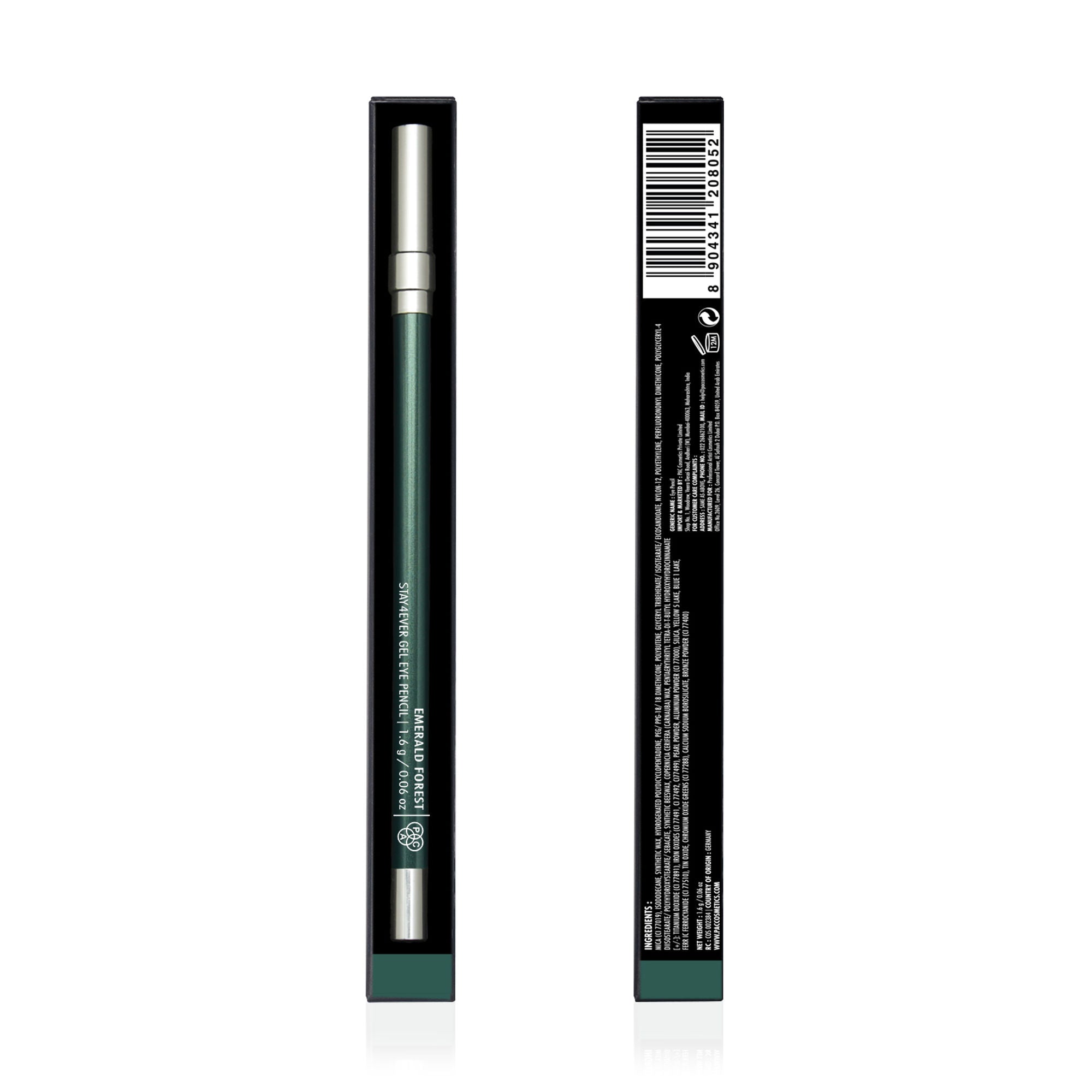 PAC Studio Stay4Ever Gel Eye Pencil - Emerald Forest | Grocsy