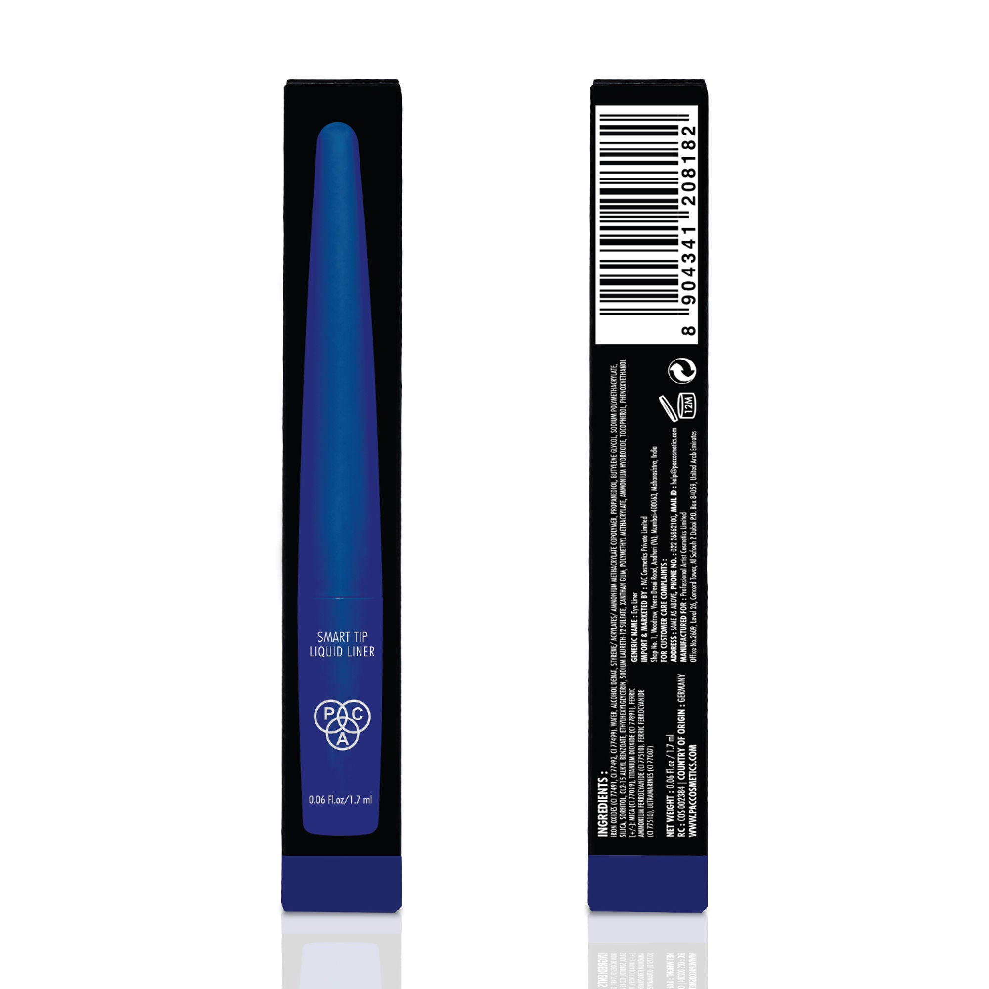 PAC Studio Smart Tip Liquid Liner - Blue Night | Grocsy