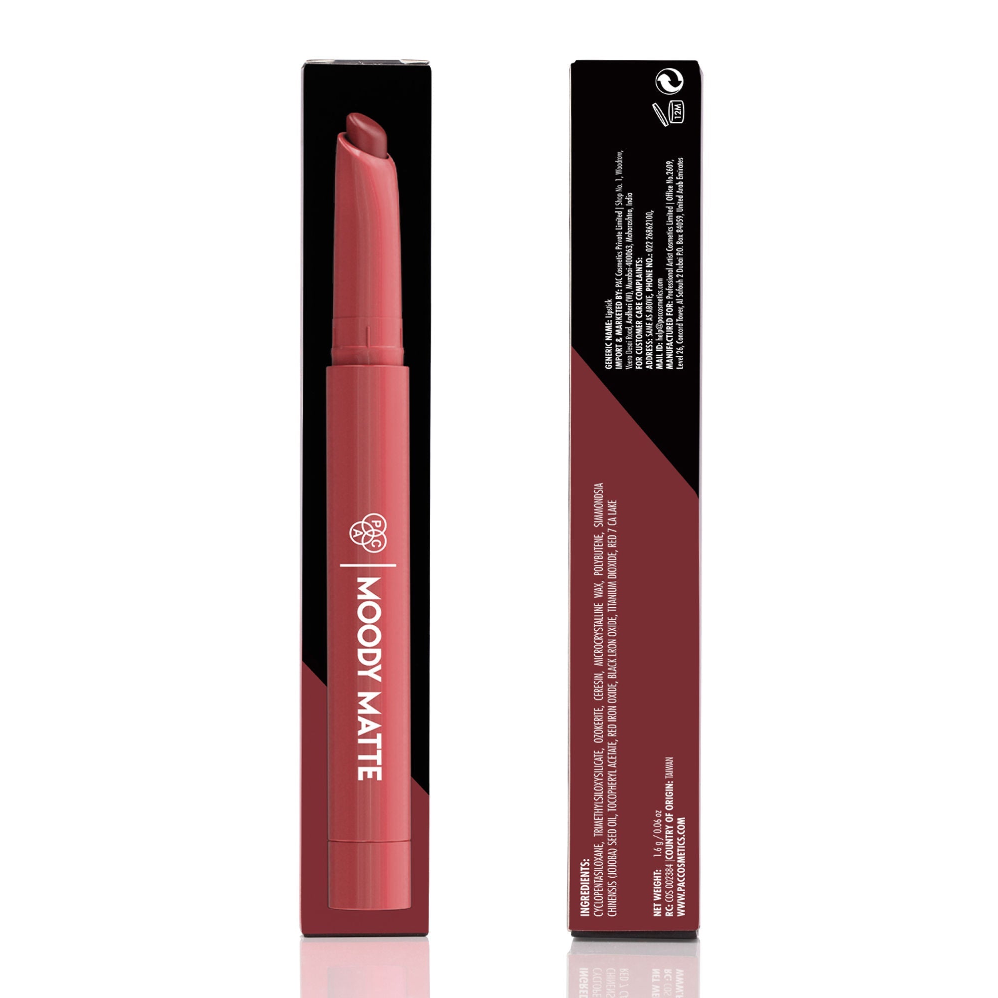 PAC Studio Moody Matte Lipstick - Bachelorette | Grocsy