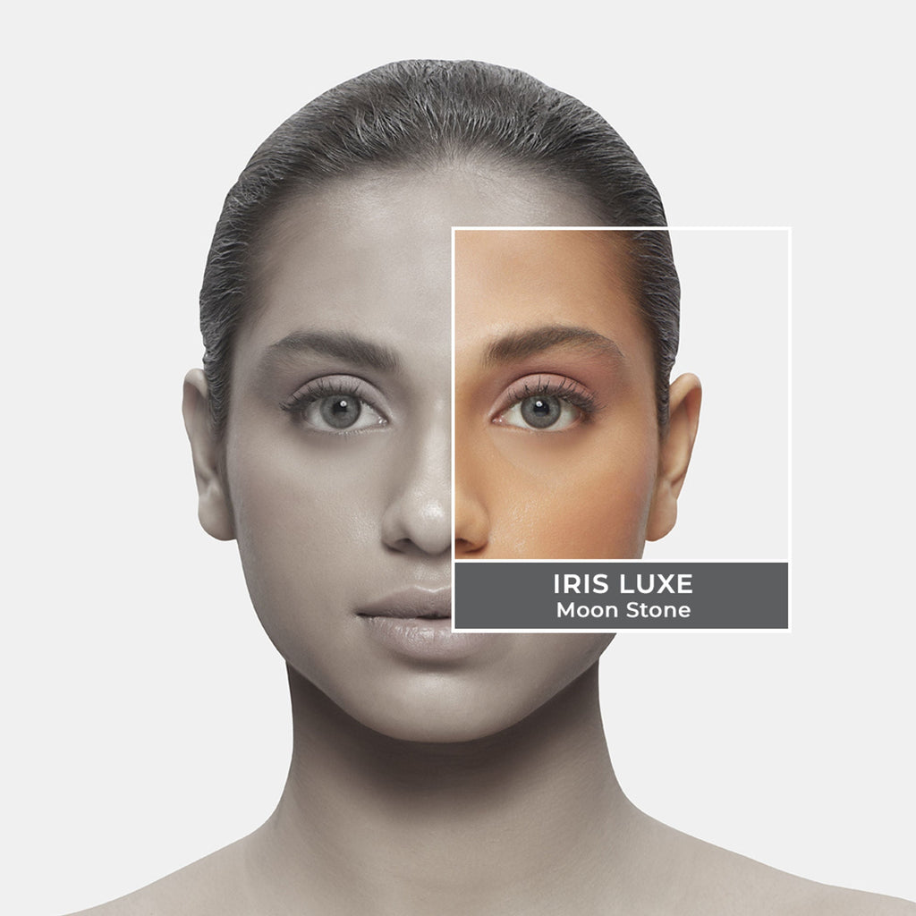 PAC Studio IRIS LUXE Daily Lenses Moonstone - Comfortable Natural Looking Lenses, Soft Non-Irritating | Grocsy