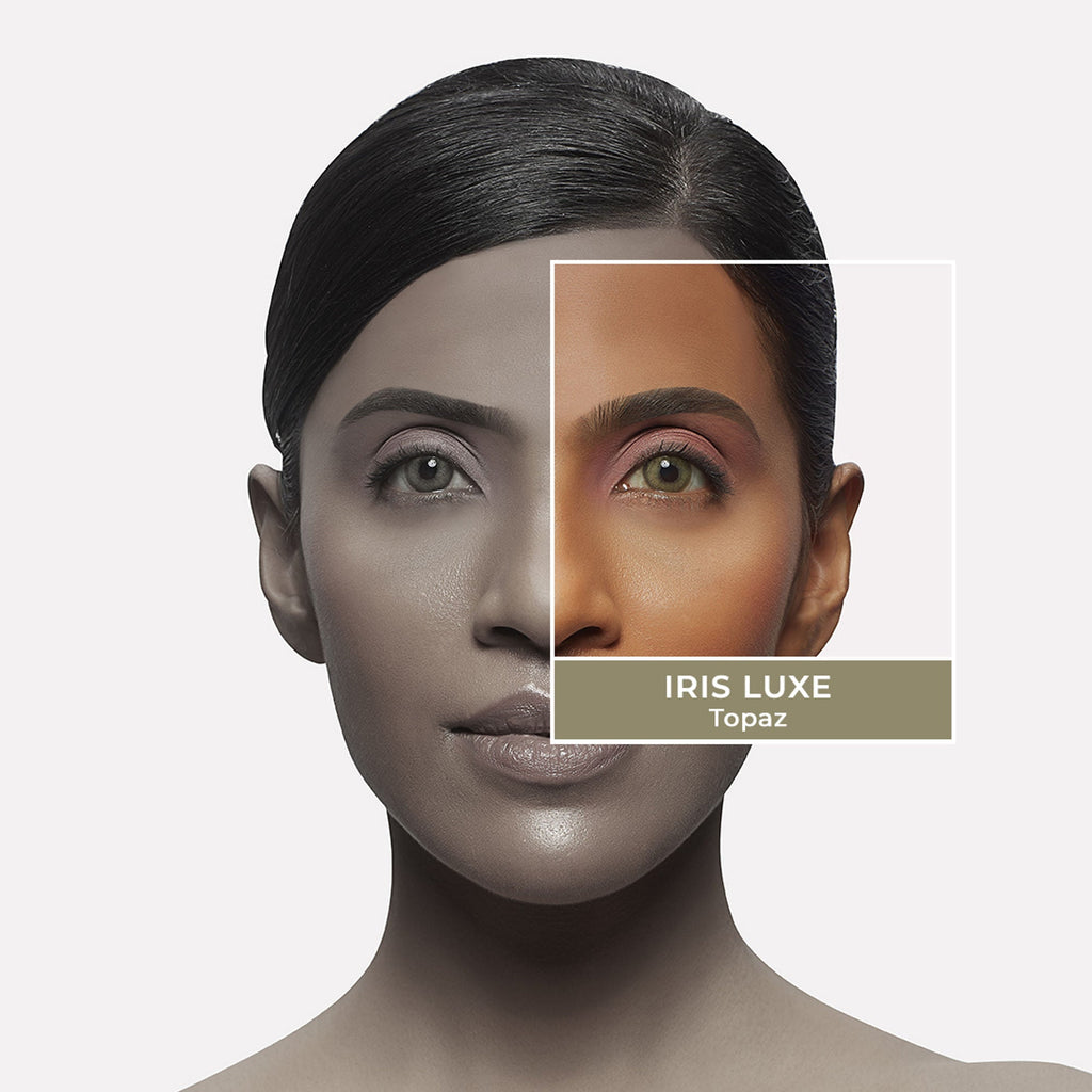 PAC Studio IRIS LUXE Daily Lenses Topaz - Comfortable Natural Looking Lenses, Soft Non-Irritating | Grocsy