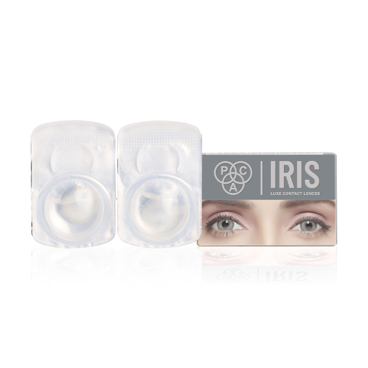 PAC Studio IRIS LUXE Daily Lenses Crystal - Comfortable Natural Looking Lenses, Soft Non-Irritating | Grocsy