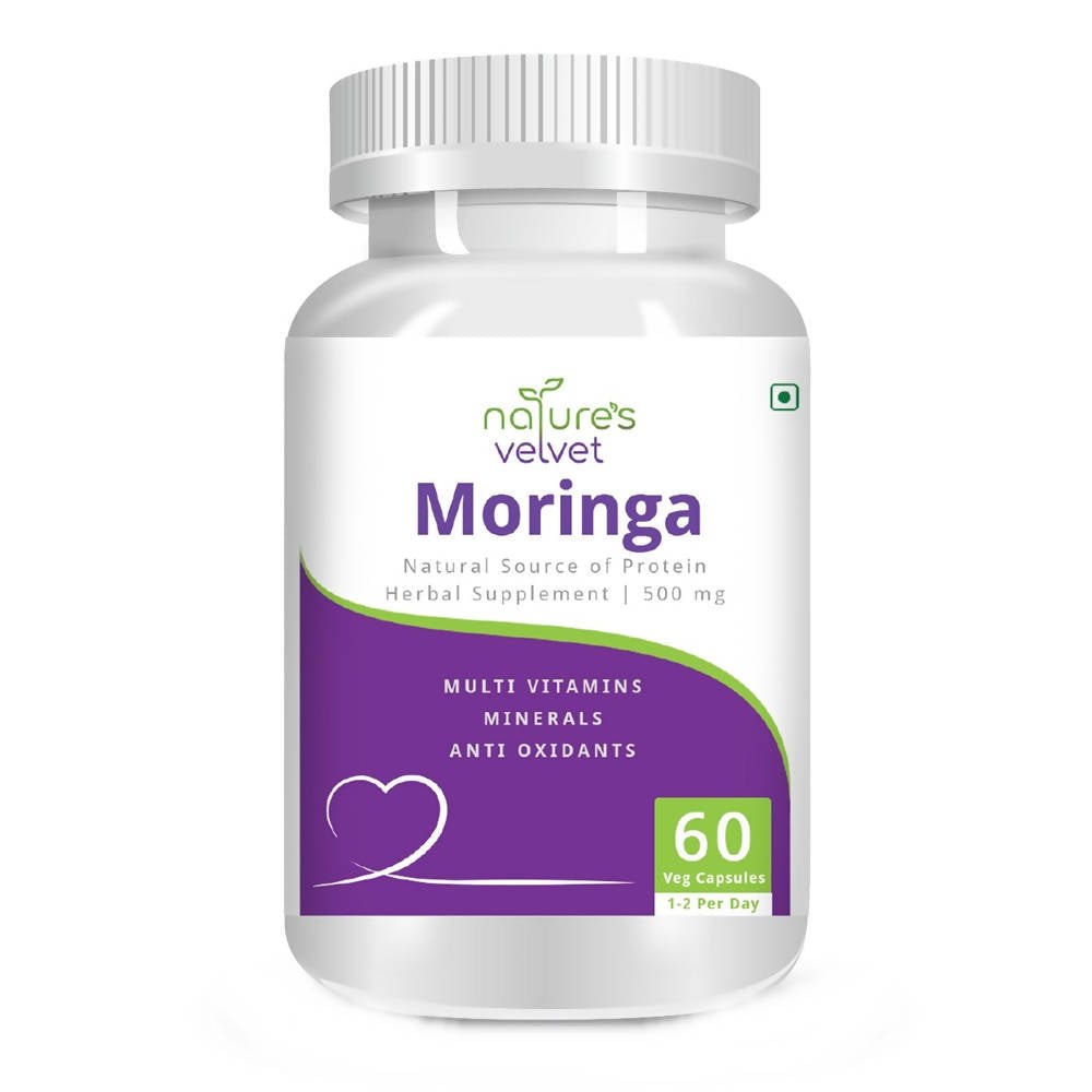 Nature's Velvet Moringa Capsules | Grocsy