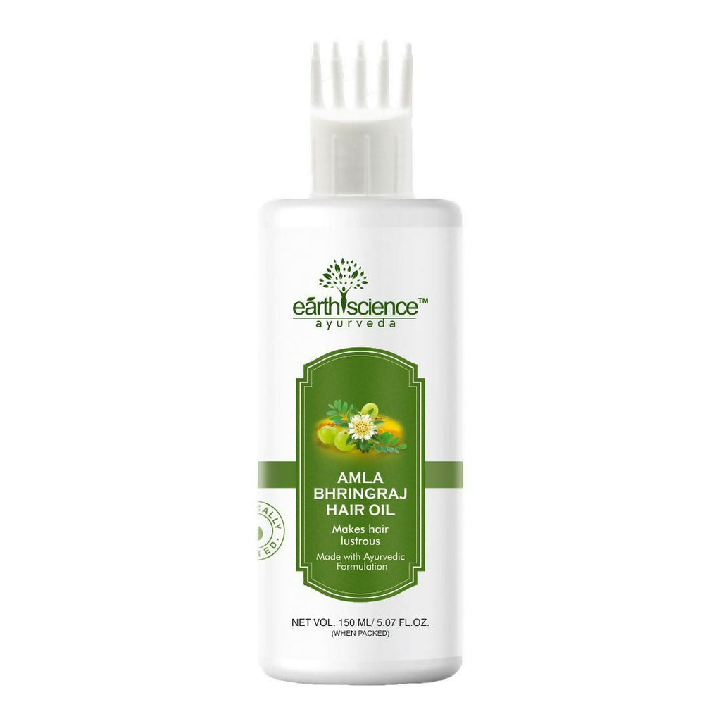 Earth Science Ayurveda Amla & Bhringraj Hair Oil | Grocsy