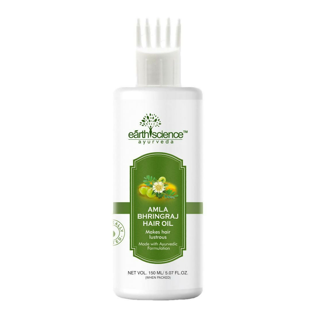 Earth Science Ayurveda Amla & Bhringraj Hair Oil | Grocsy