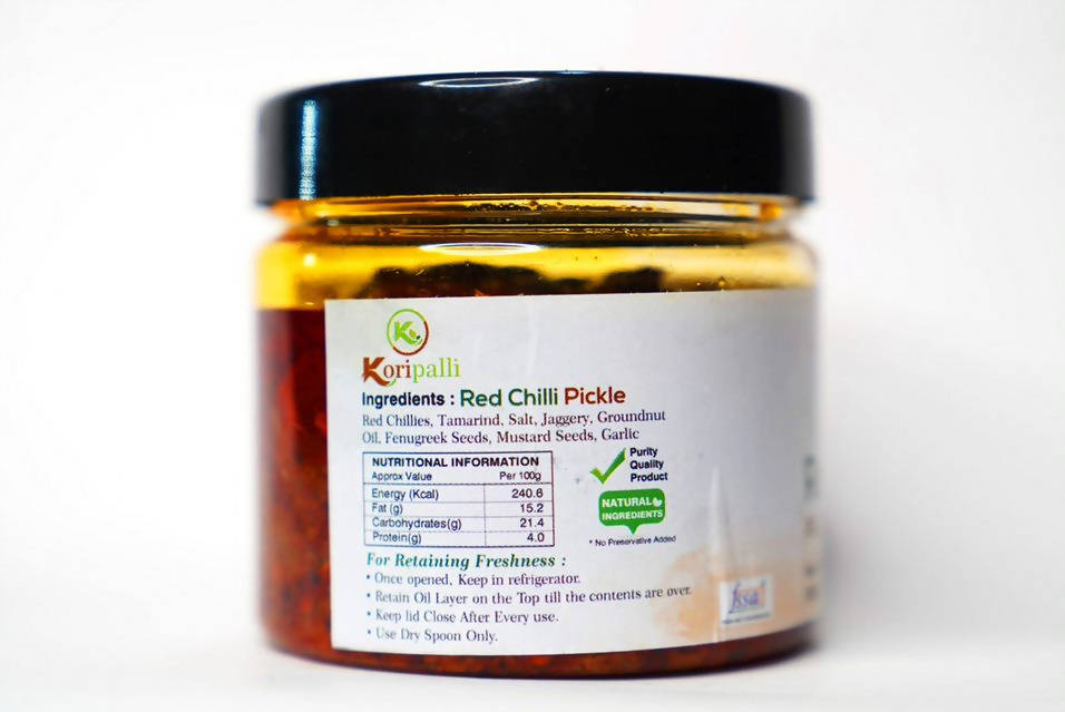 Koripalli Pickles Red Chilli Pickle | Grocsy