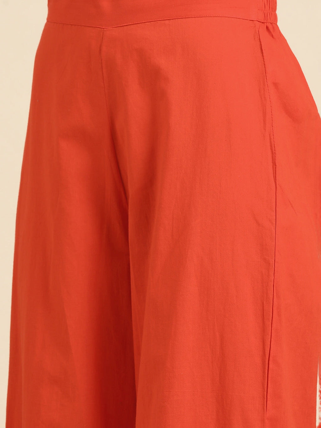 Sangria Women Pure Cotton Kurta with Palazzos | Grocsy