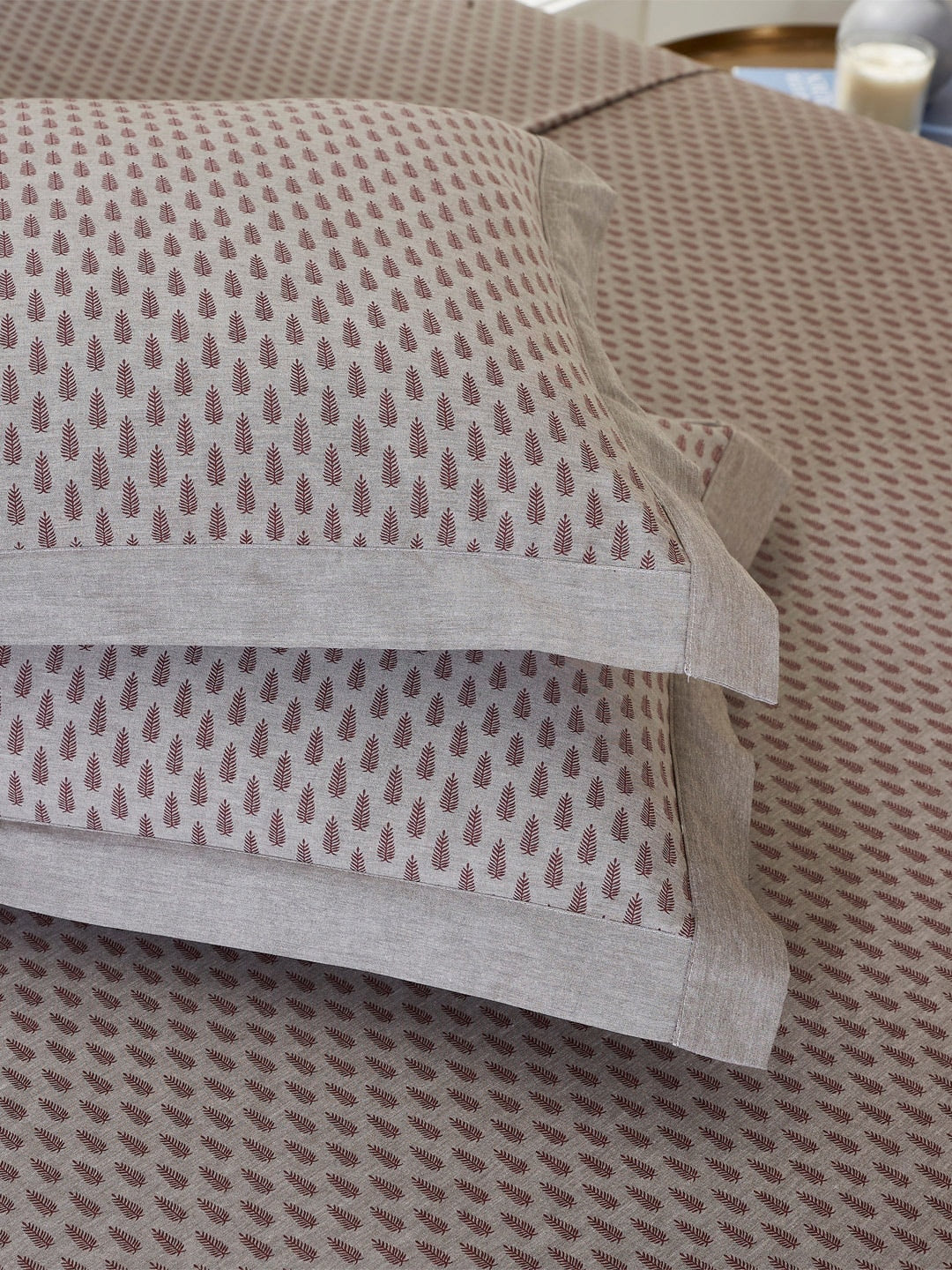 MYTRIDENT Beige Rose Ethnic Motifs 150 TC King Bedsheet with 2 Pillow Covers | Grocsy