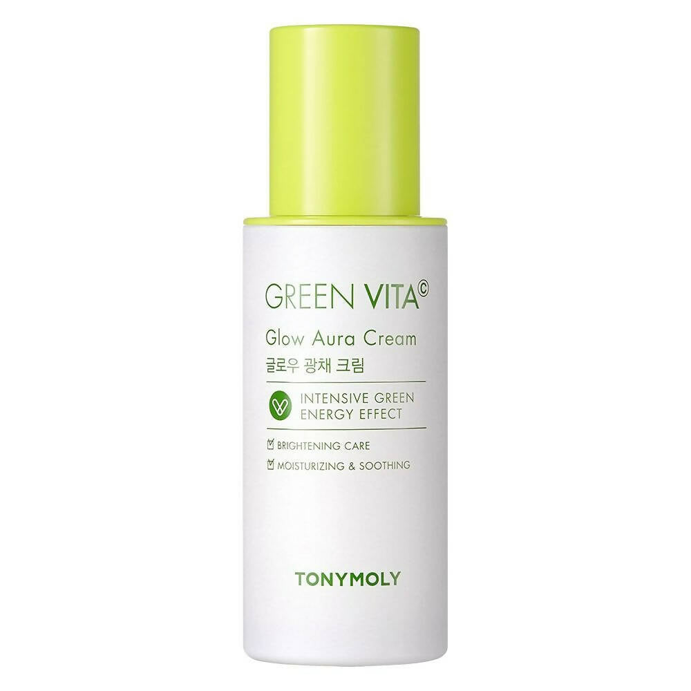 Tonymoly Green Vita C Glow Aura Cream - Korean Skincare | Grocsy