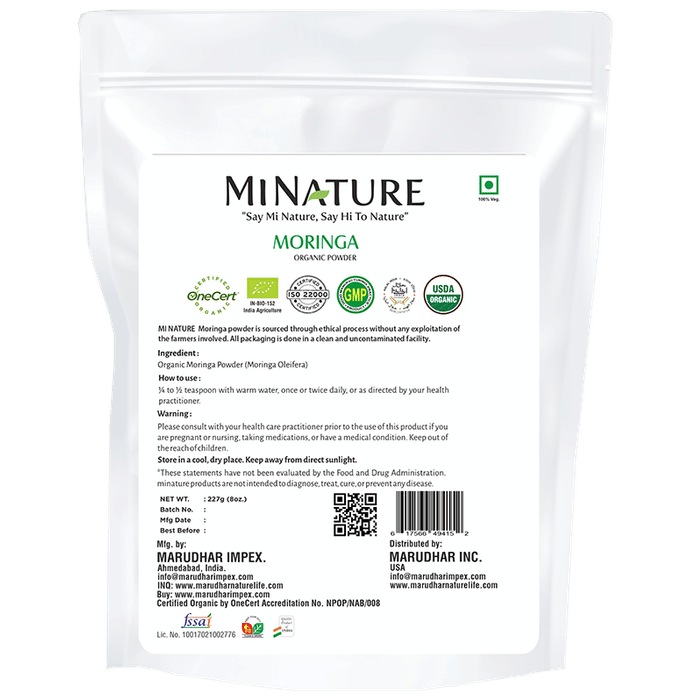 Minature Moringa Organic Powder | Grocsy