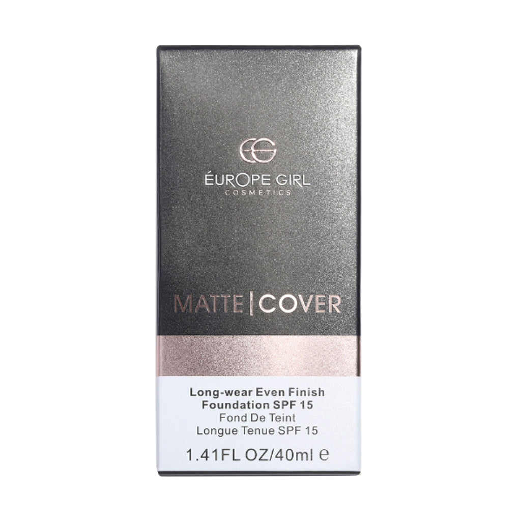 Europe Girl Matte Cover Foundation SPF 15 - 110 Light Yellow Undertone | Grocsy