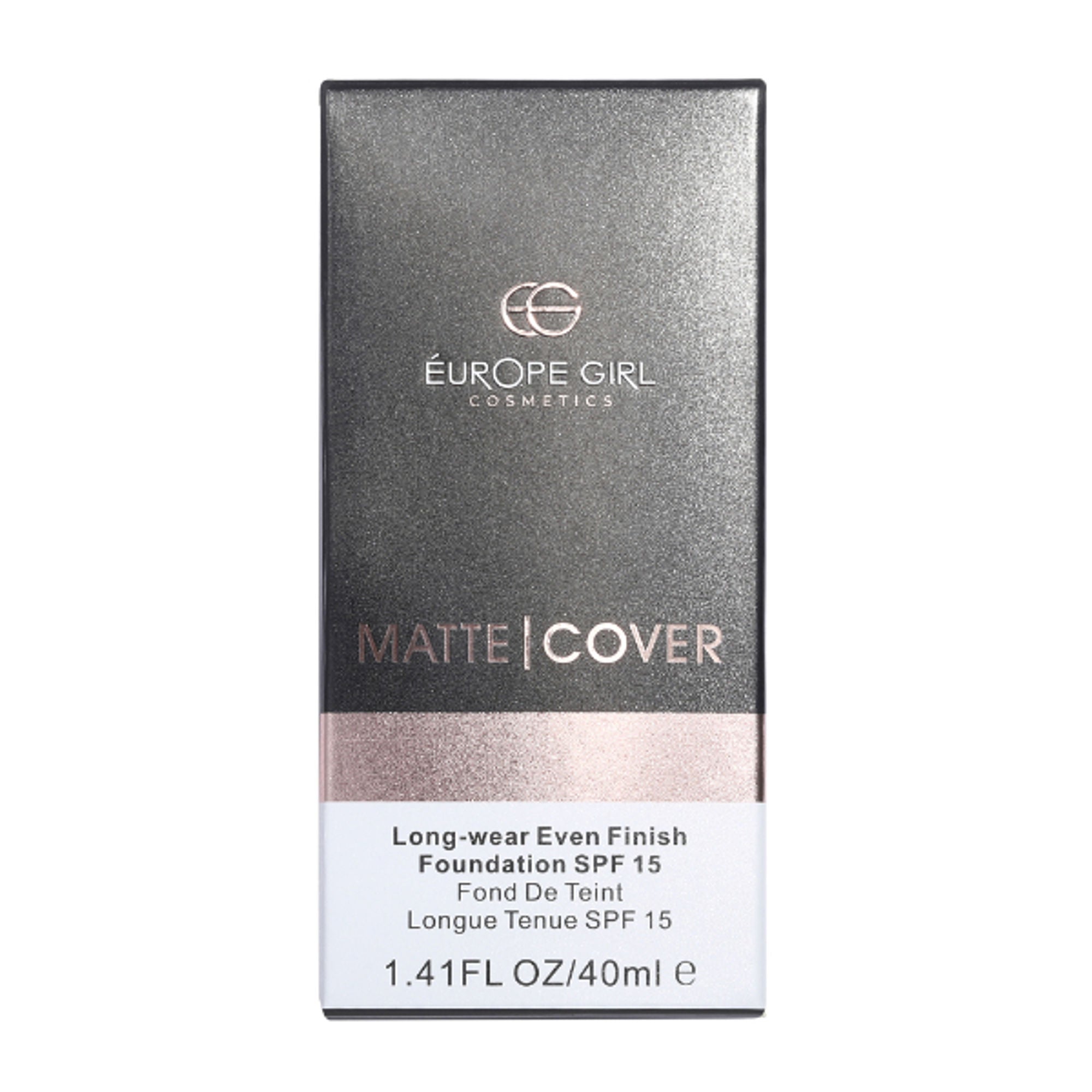 Europe Girl Matte Cover Foundation SPF 15 - 120 Light Medium Yellow Undertone | Grocsy