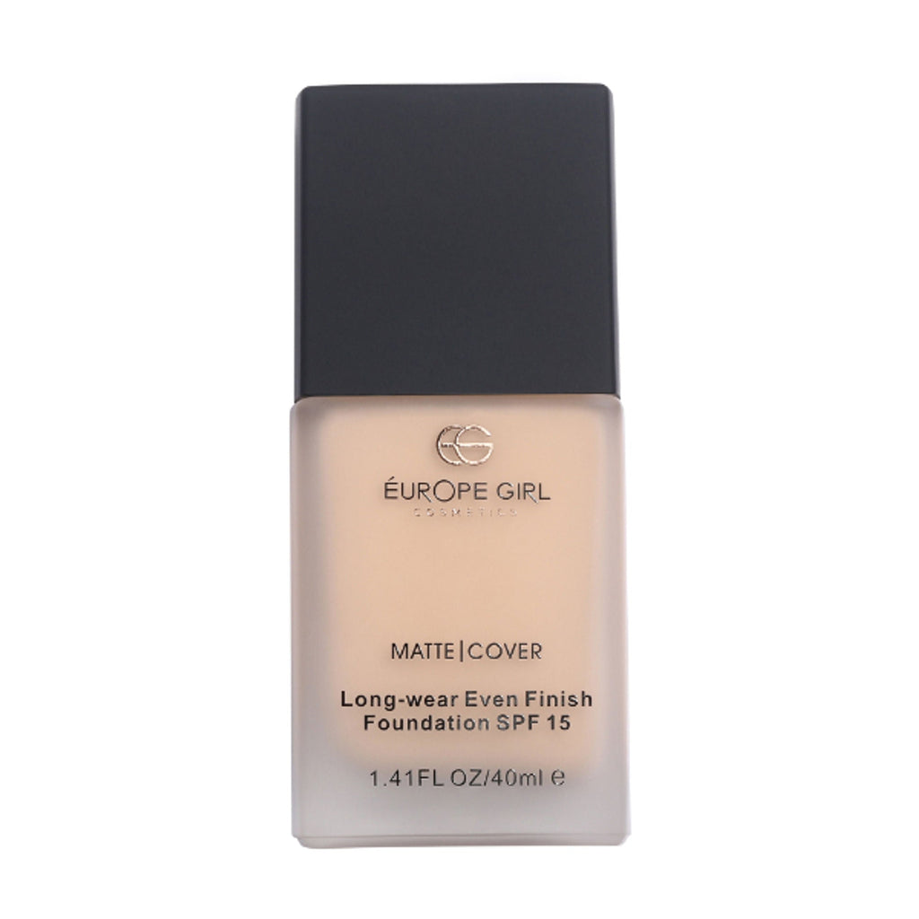 Europe Girl Matte Cover Foundation SPF 15 - 130 Medium Pink Undertone | Grocsy