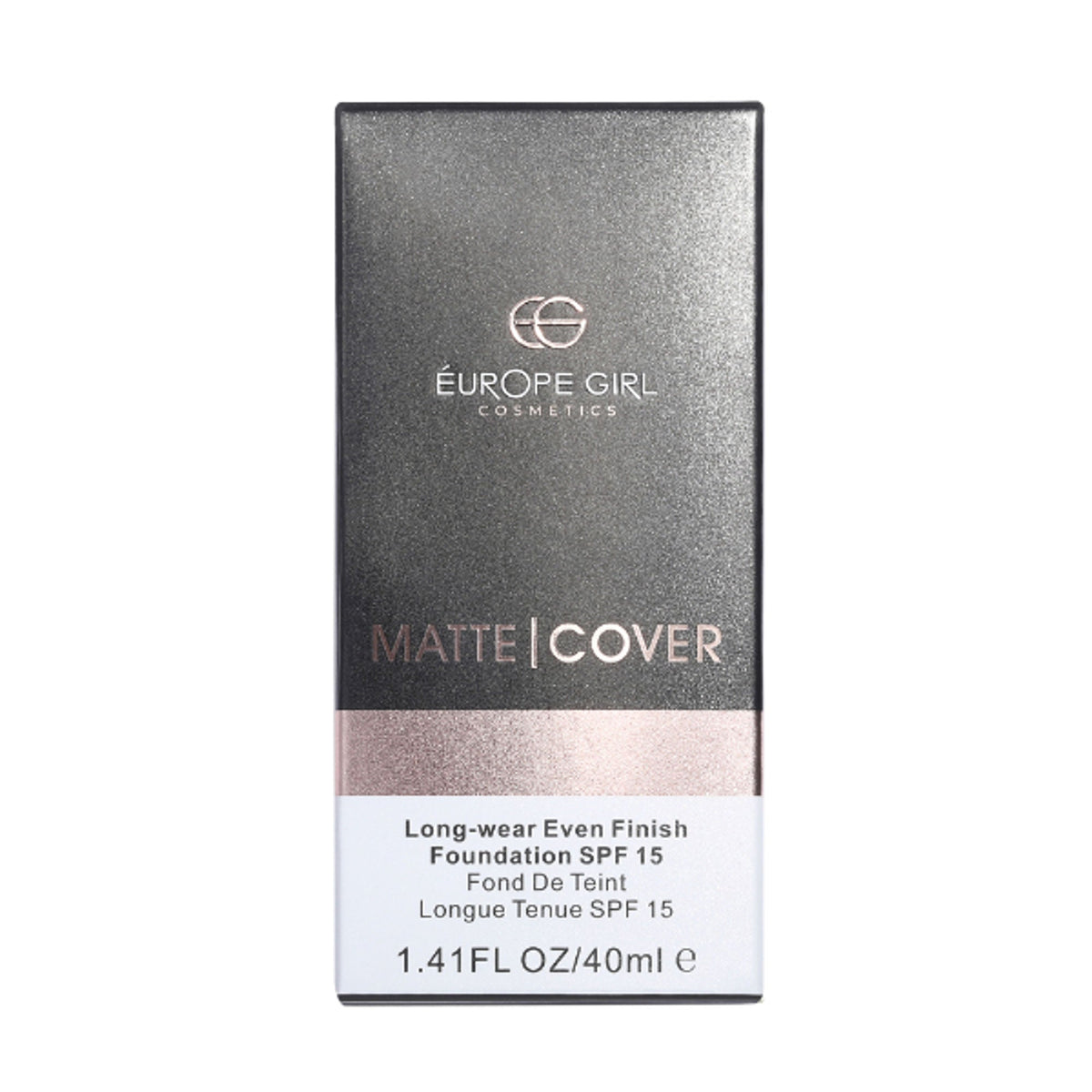 Europe Girl Matte Cover Foundation SPF 15 - 130 Medium Pink Undertone | Grocsy