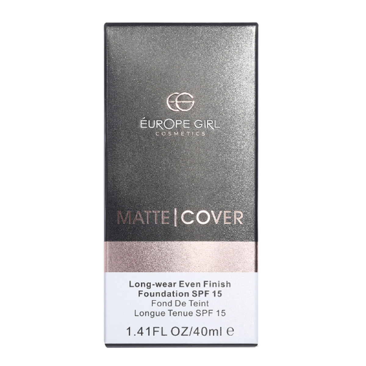 Europe Girl Matte Cover Foundation SPF 15 - 140 Medium Yellow Undertone | Grocsy