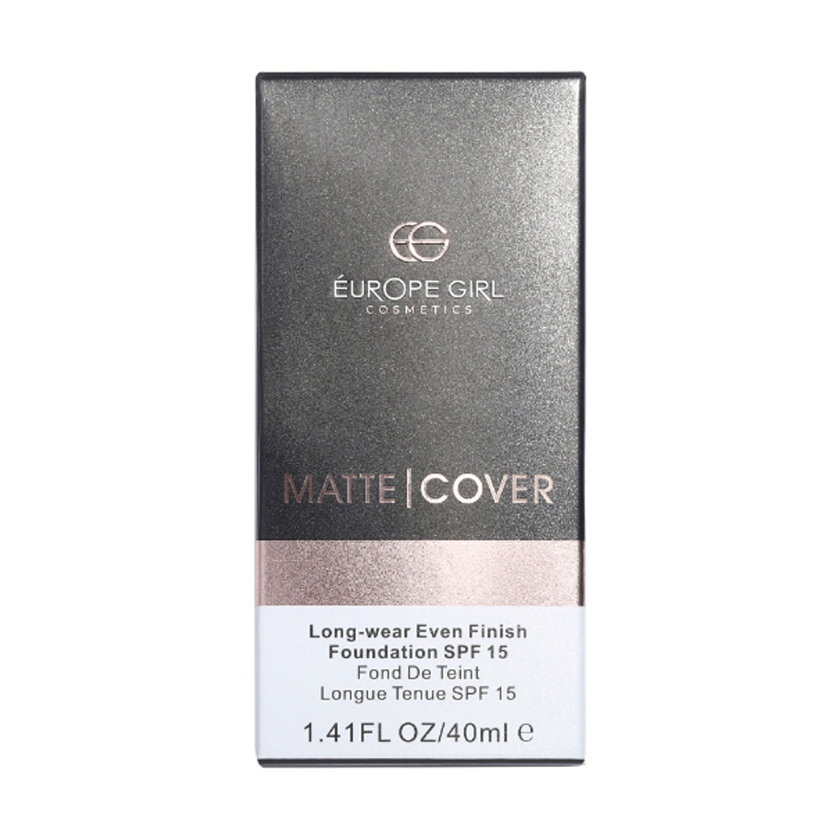 Europe Girl Matte Cover Foundation SPF 15 - 160 Medium Warm Undertone | Grocsy