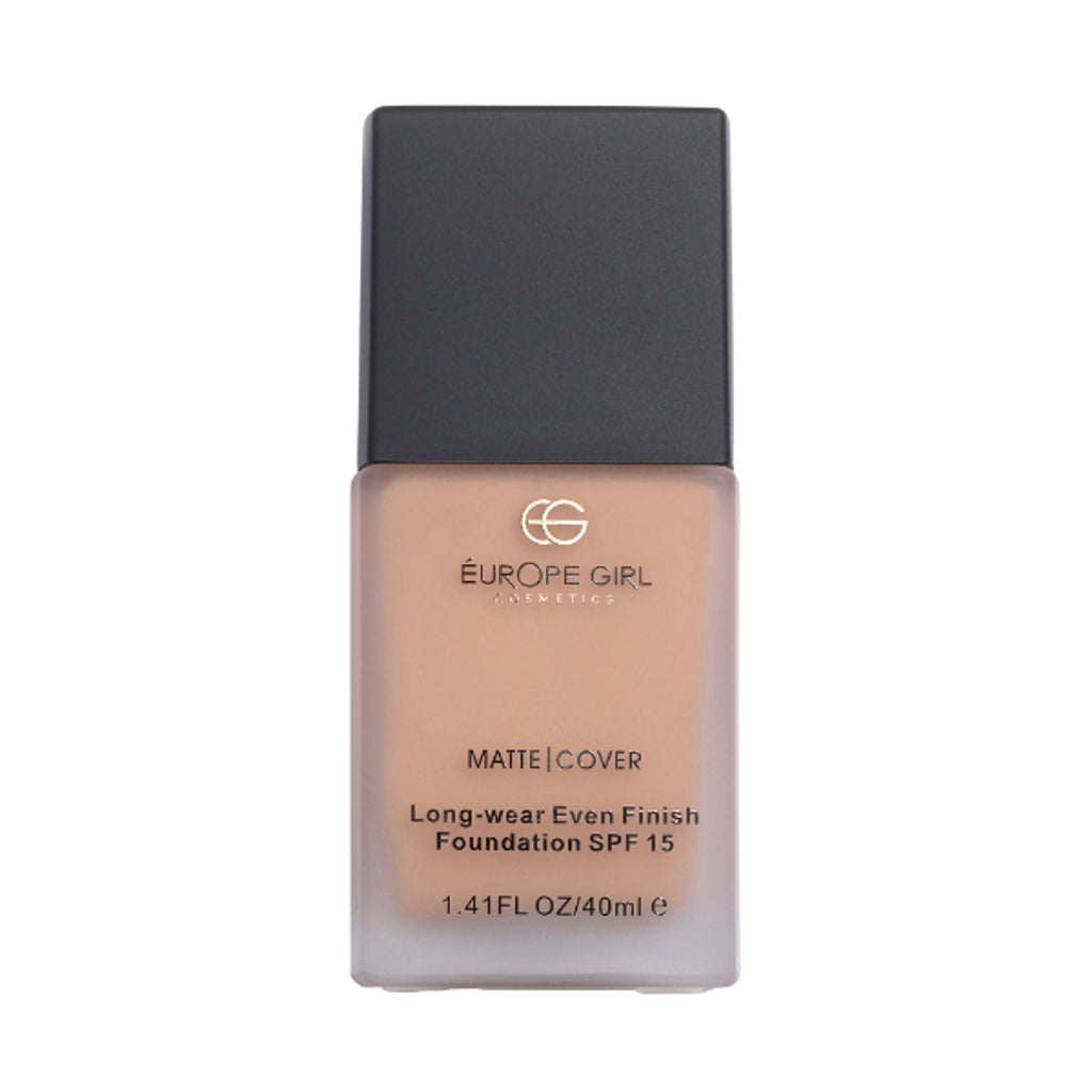Europe Girl Matte Cover Foundation SPF 15 - 190 Dark Pink Undertone | Grocsy