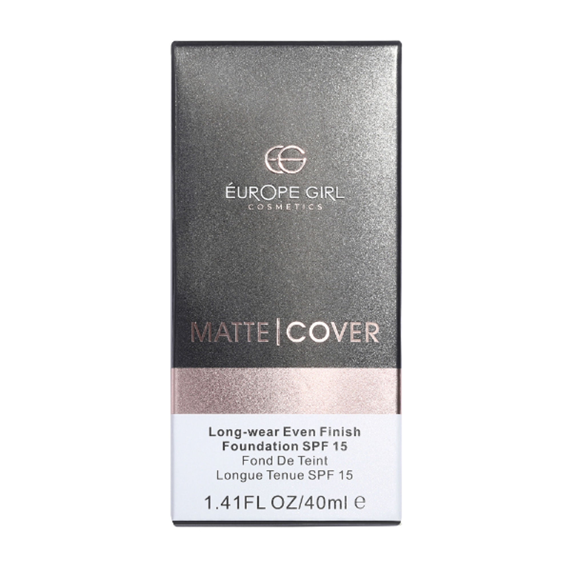 Europe Girl Matte Cover Foundation SPF 15 - 190 Dark Pink Undertone | Grocsy