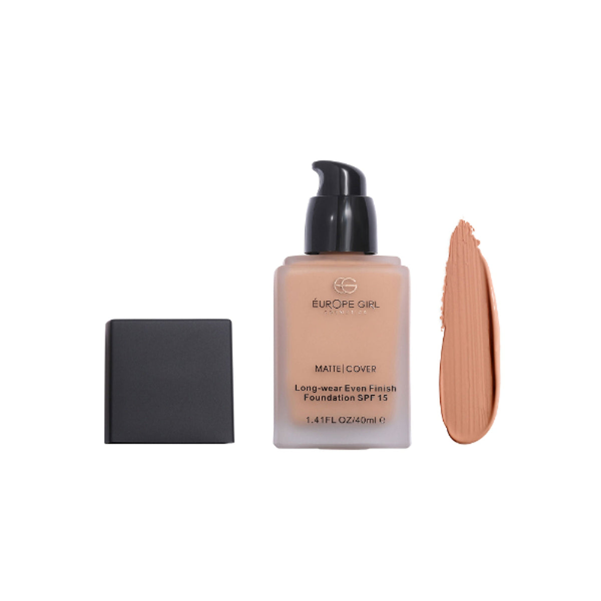 Europe Girl Matte Cover Foundation SPF 15 - 190 Dark Pink Undertone | Grocsy