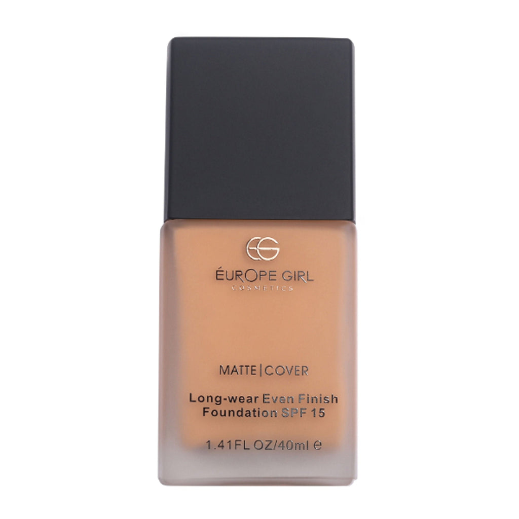 Europe Girl Matte Cover Foundation SPF 15 - 200 Dark Natural Undertone | Grocsy