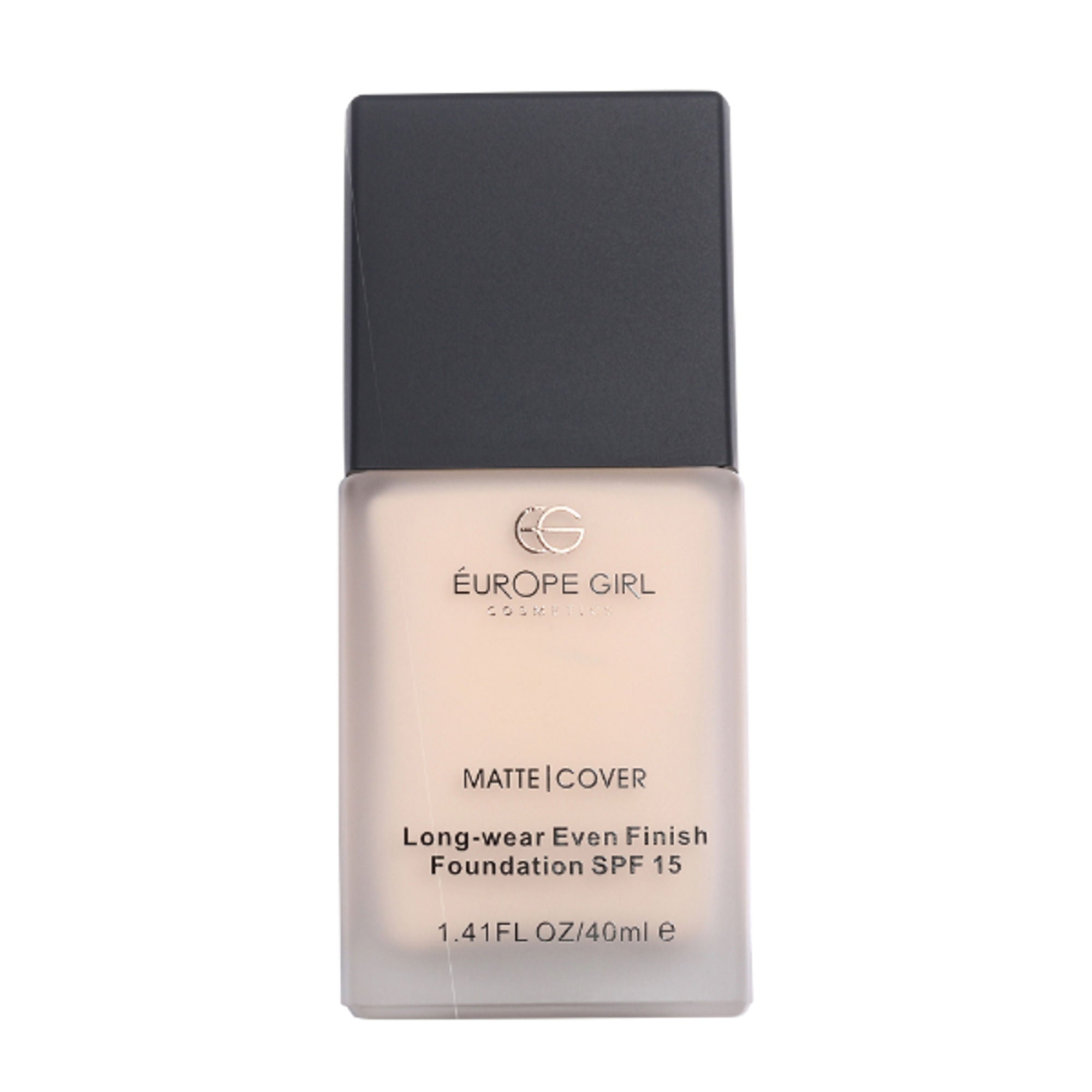 Europe Girl Matte Cover Foundation SPF 15 - 105 Light Natural Undertone | Grocsy