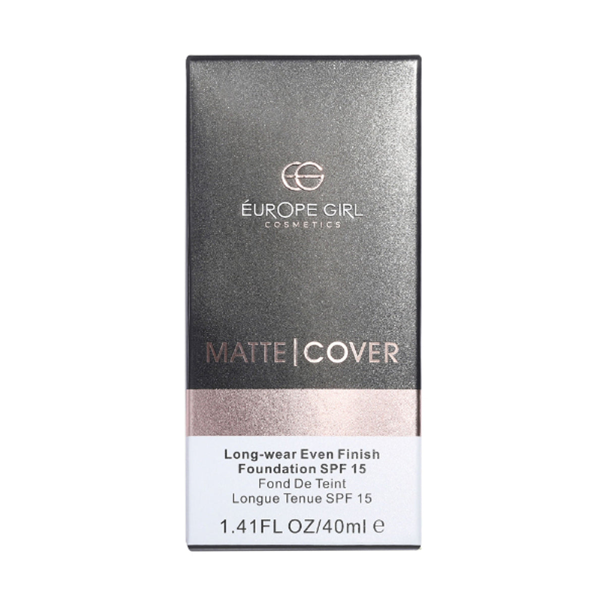Europe Girl Matte Cover Foundation SPF 15 - 105 Light Natural Undertone | Grocsy