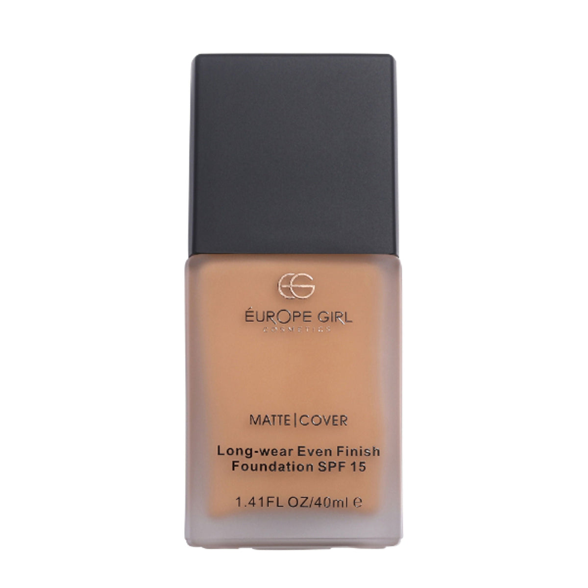 Europe Girl Matte Cover Foundation SPF 15 - 210 Dark Warm Undertone | Grocsy