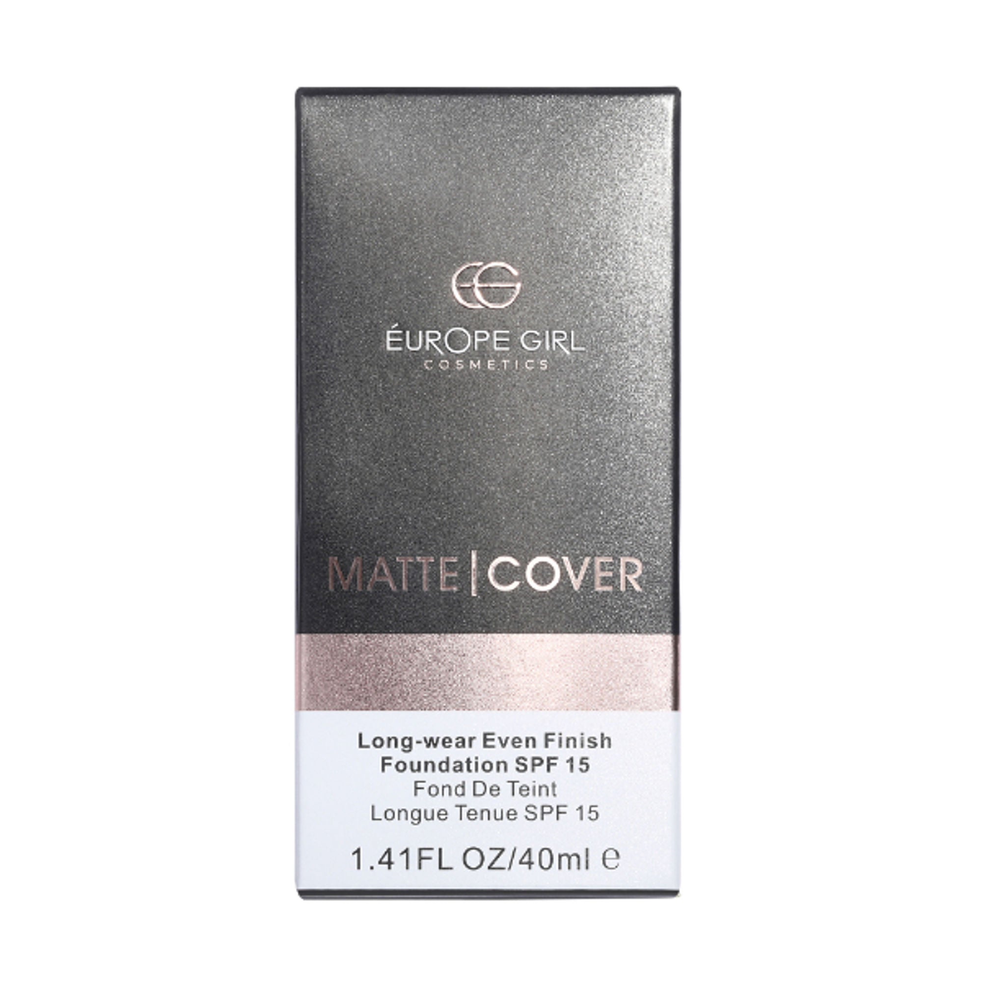 Europe Girl Matte Cover Foundation SPF 15 - 210 Dark Warm Undertone | Grocsy