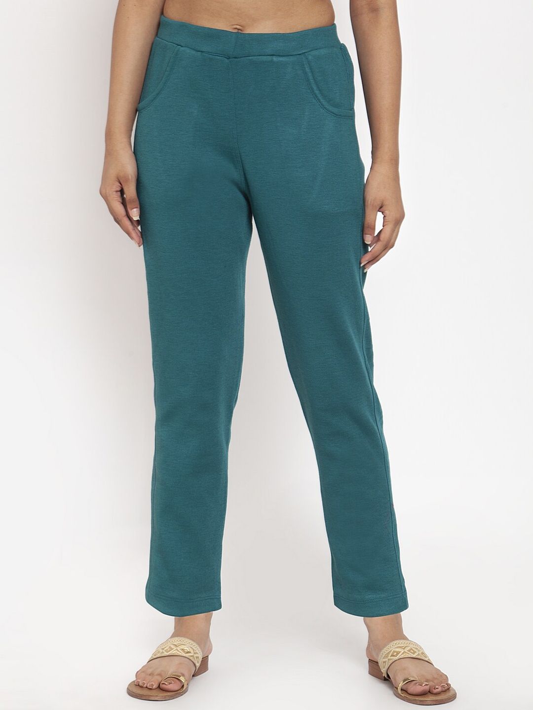 TAG 7 Women Pack of 2 Wool Blend Ankle-Length Leggings Pants | Grocsy