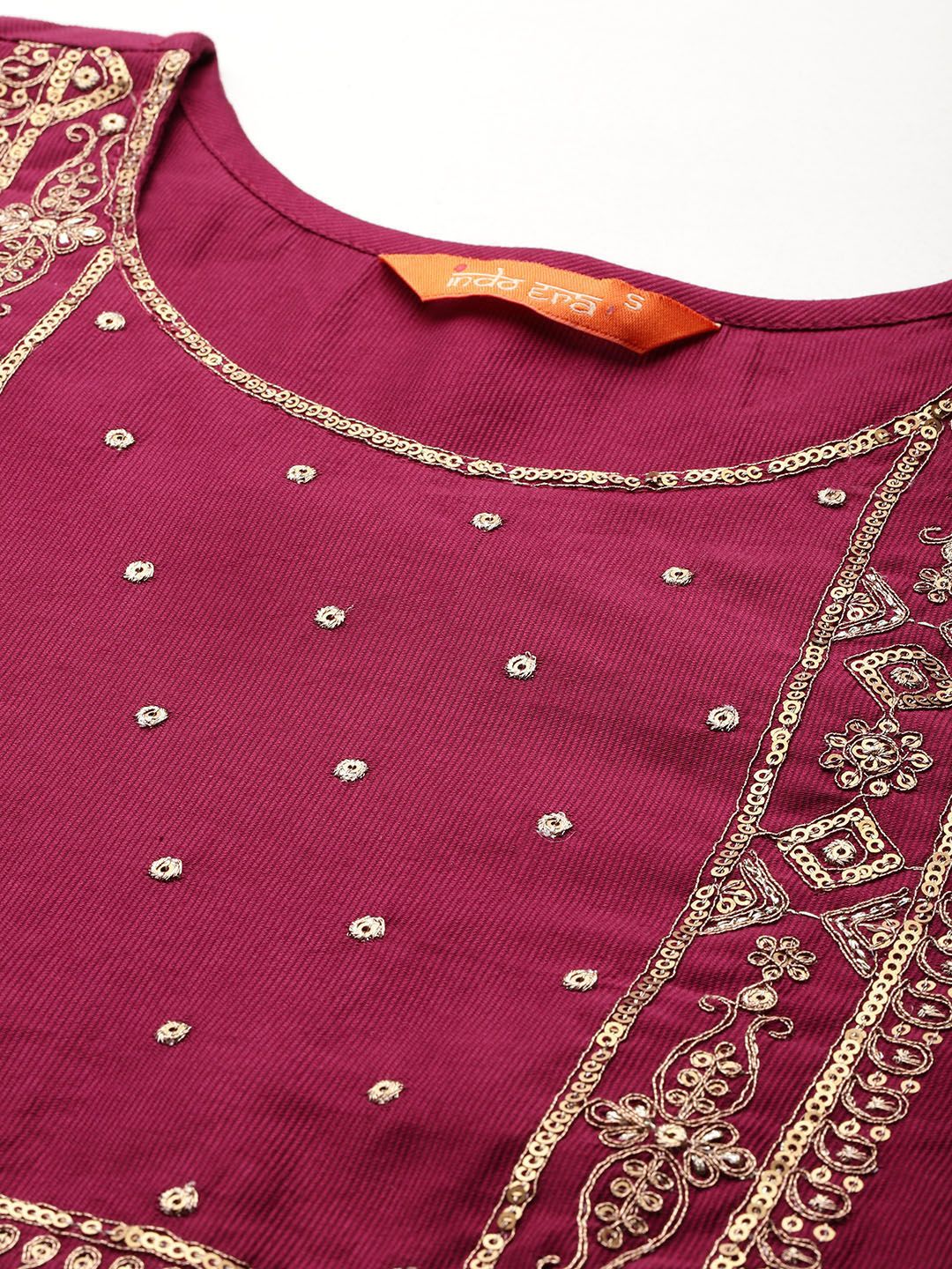 Indo Era Women Embroidered Straight Kurta Set | Grocsy