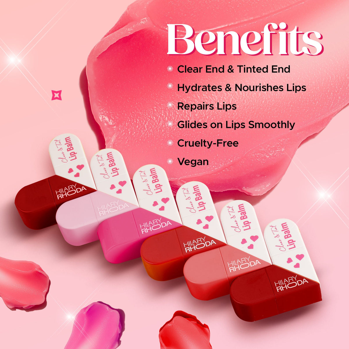 Hilary Rhoda Clear & Tint Lip Balm | Grocsy
