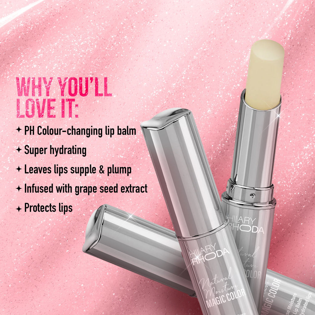 Hilary Rhoda Natural Moisture Magic Colour Lip Balm | Grocsy