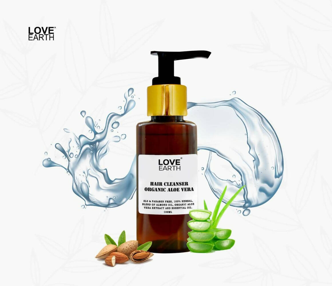 Love Earth Hair Cleanser with Organic Aloe Vera | Grocsy