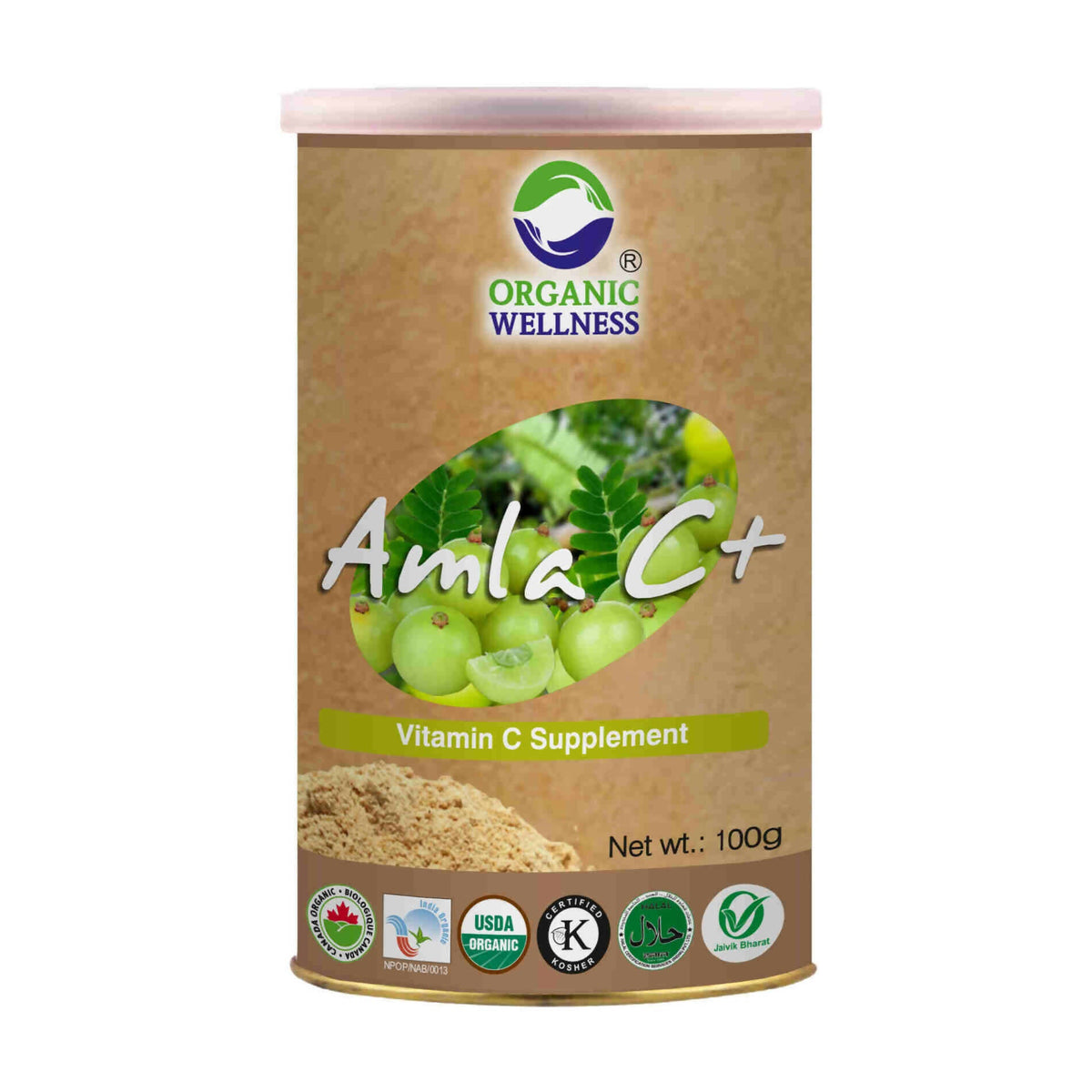 Organic Wellness Amla C+ Powder | Grocsy